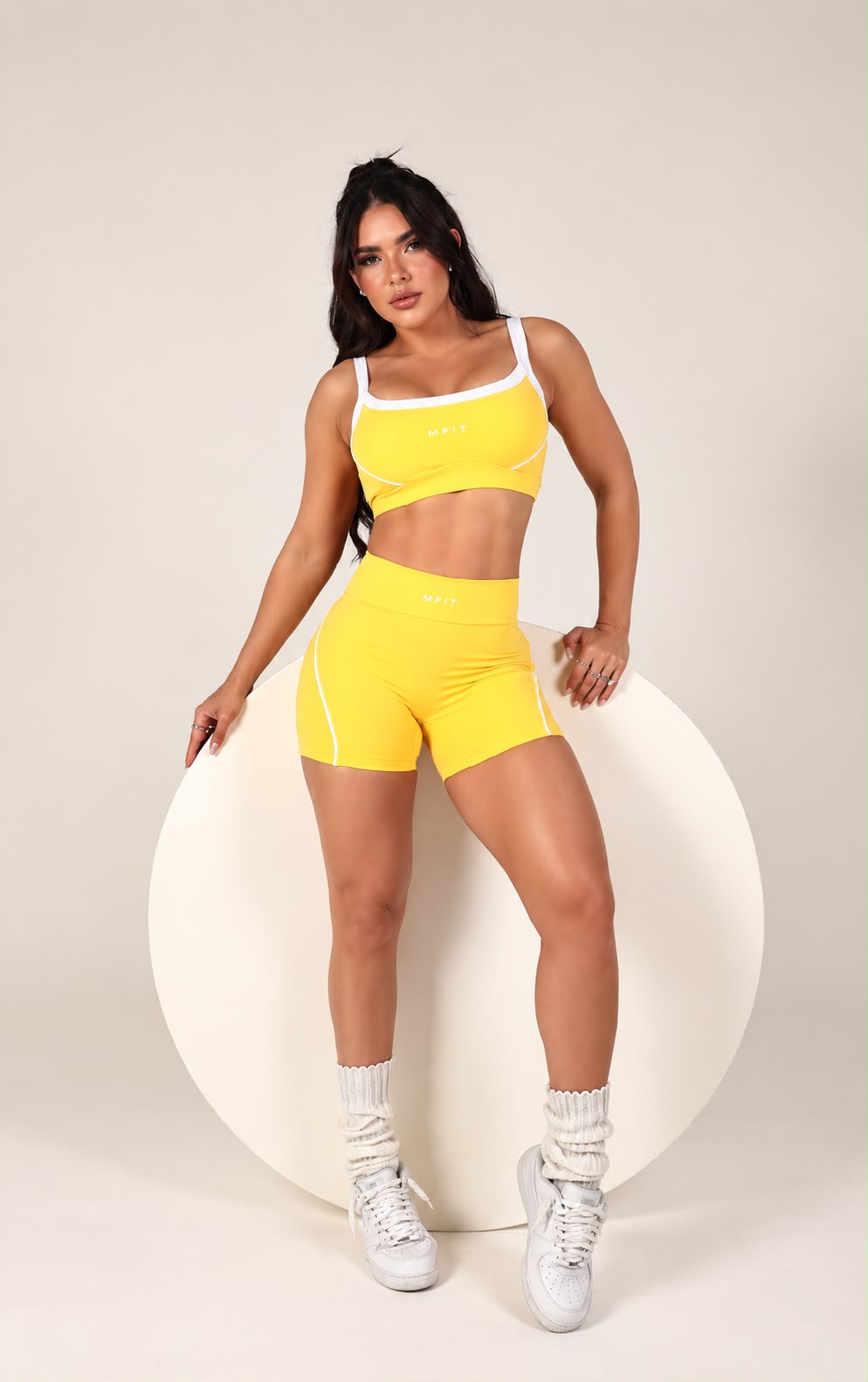 Conjunto Fitness Amarelo