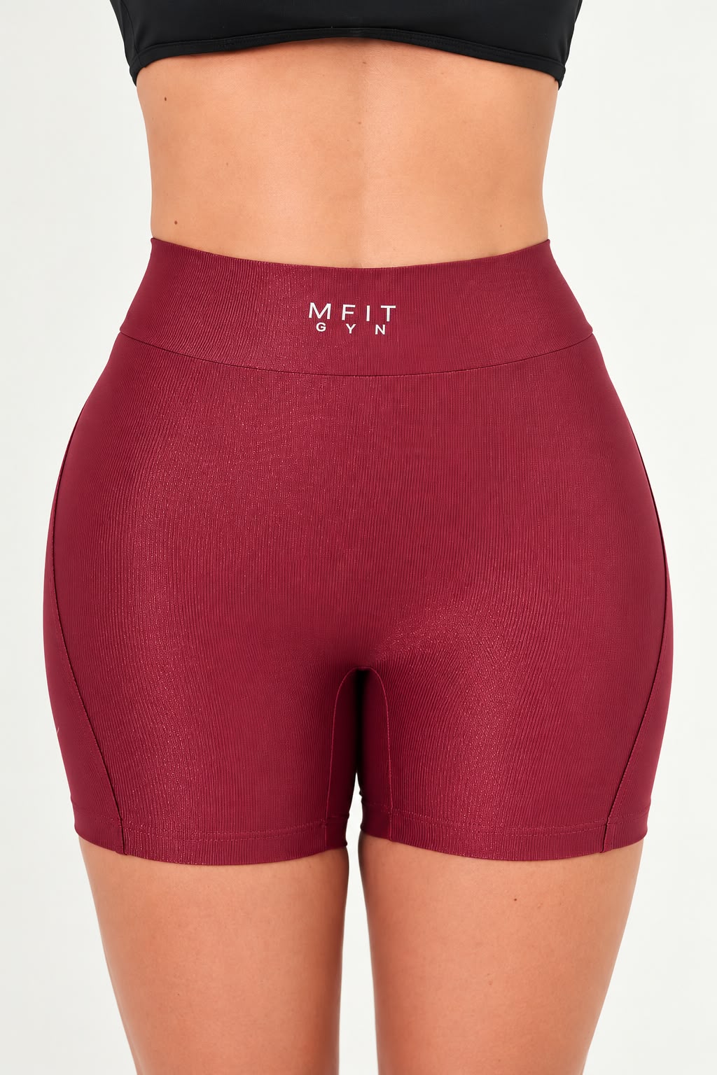 Short Fitness Cintura Alta – Vinho